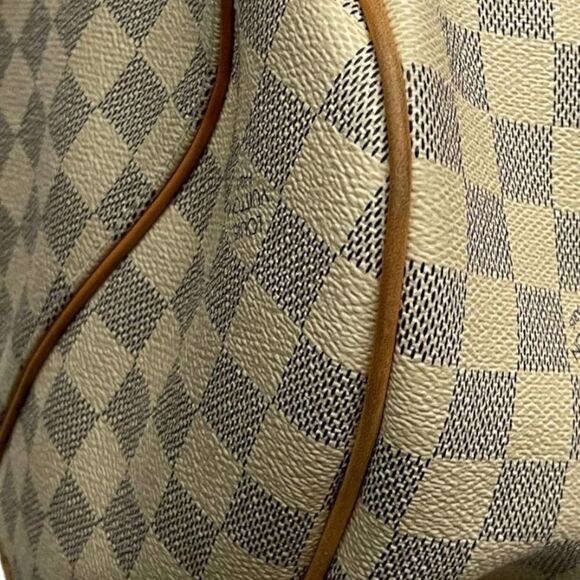 Louis Vuitton Galliera PM Monogram Canvas Handbag Shoulder Bag Damier Azur - Picture 10 of 15